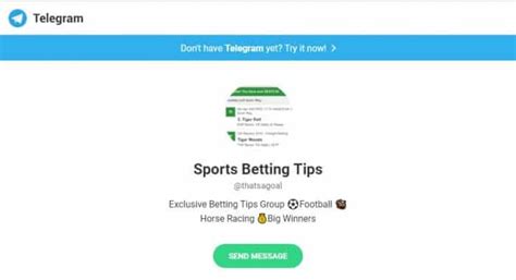 free football betting tips Telegram